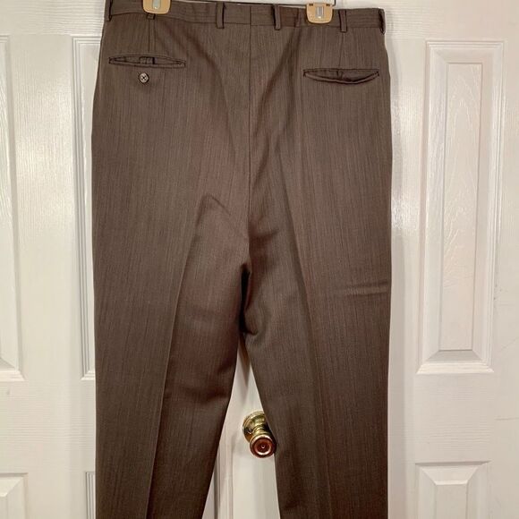 VINTAGE HART SCHAFFNER & MARX GOLD TRUMPETER 46L - Picture 10 of 11